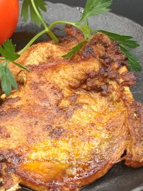 Varkenslapjes gegrild