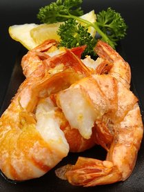 Gegrilde scampi's (6 st.)